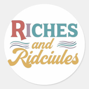 Riches y pegatinas ridiculizan