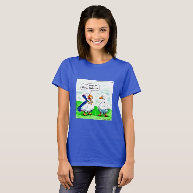 Rick London Camiseta de Mujer de Ganso Vampiro con (Anverso completo)