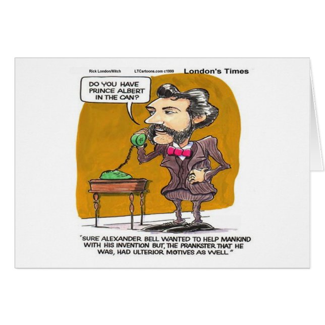 Rick London Funny Alexander Bell Phone Prank (Anverso (Horizontal))
