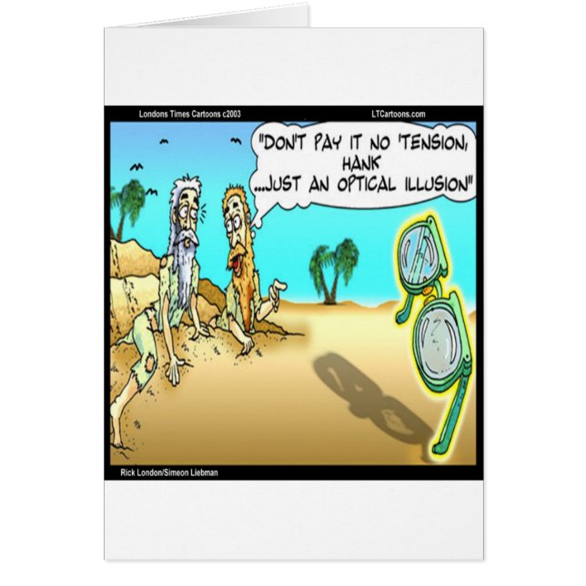 Rick London Funny Optical Optometrist Illusion (Frente)