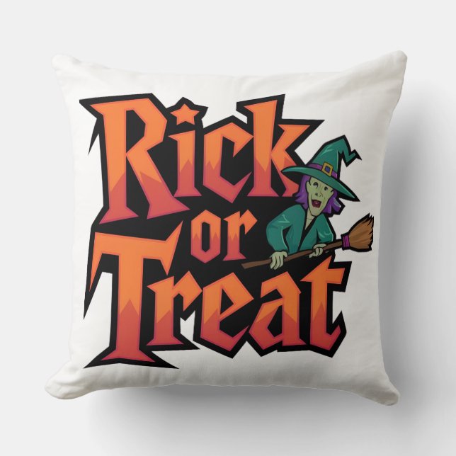 Rick o Treat Cojín decorativo: Nuevo modelo juguet (Anverso)