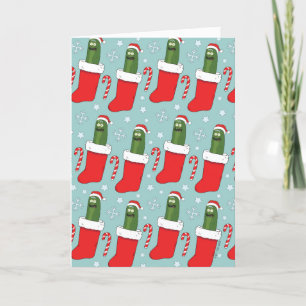 Rick y Morty Patrón de Pickle Rick de Navidad