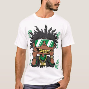 Ricos y despreocupados: camisetas de riqueza Perso