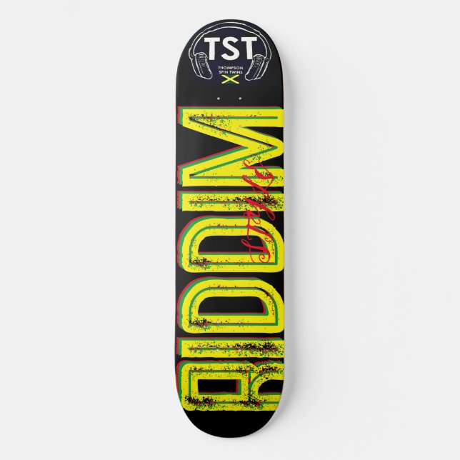 RIDDIM  ESTILO  8 1/2" Tabla de Skateboard (Anverso)