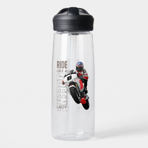 Ride Like a Queen Botella de agua de 25oz