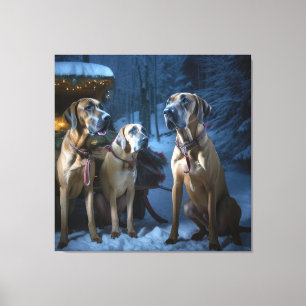 Ridgeback Rodesiano Decoración de Navidades Snowy 