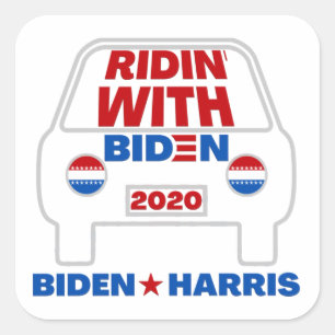Ridin' Con Pegatinas Biden 2020