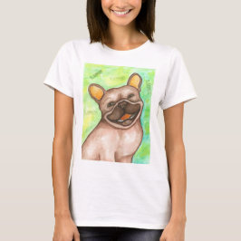 Ríe camiseta de Bulldog francés