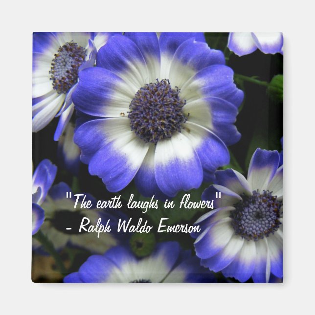 Ríe con imán de flores (Frente)