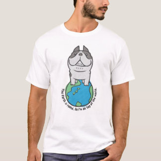 Ríe la camiseta del Bulldog francés
