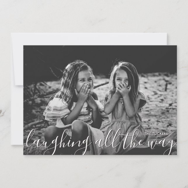 Ríe todo el camino Superponer la tarjeta fotográfi (Anverso)