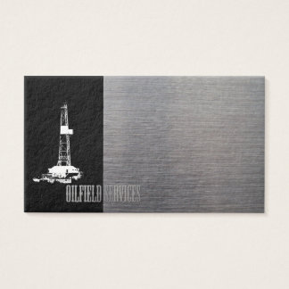 Rig Silhouette and Metalizado Look Oilfield Servic