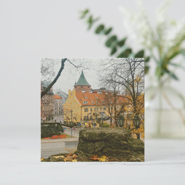 Riga en otoño (Anverso de pie)