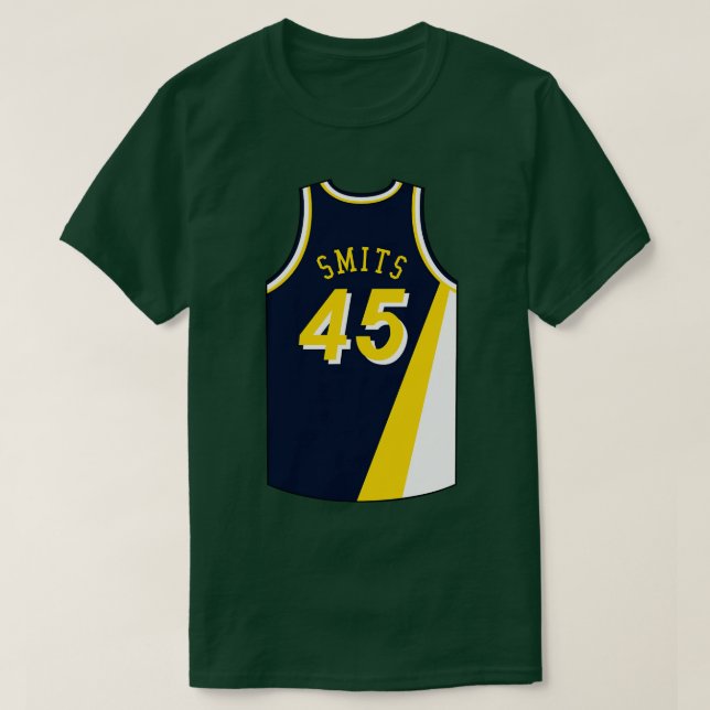 Rik Smits Indiana Jersey Qiangy TShirt 3 (Diseño del anverso)