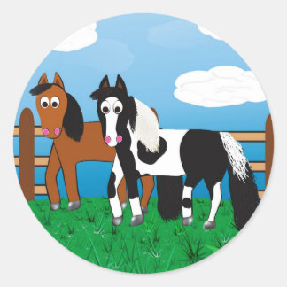 Riki y J.R. Pegatina