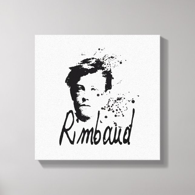 RIMBAUD - Lienzo de arte gráfico (Anverso)