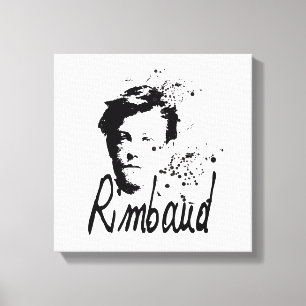 RIMBAUD - Lienzo de arte gráfico
