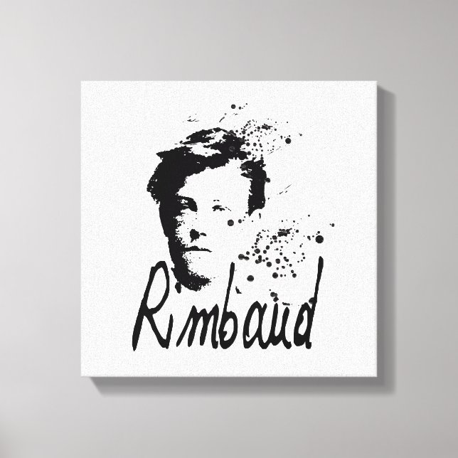 RIMBAUD - Lienzo de arte gráfico (Anverso)