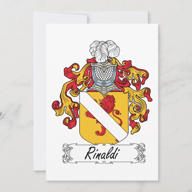 Rinaldi Family Crest (Anverso)