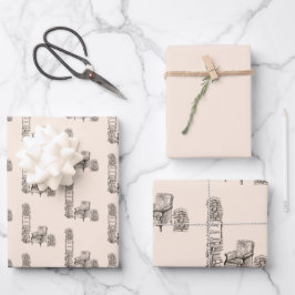 Rincón de los amantes de los libros en hoja de pap