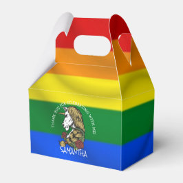 Rincón de unicornio gracias caja de favores