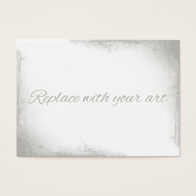 Rincones de barrido de la tarjeta de venta de arti (Frente)