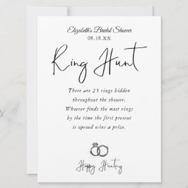 Ring Hunt | Juego de ducha de novia