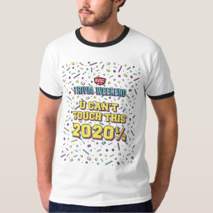 Ringer masculina T no se puede tocar esta camiseta