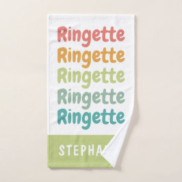 Ringette Cute Retro Ringette Player Personalizado