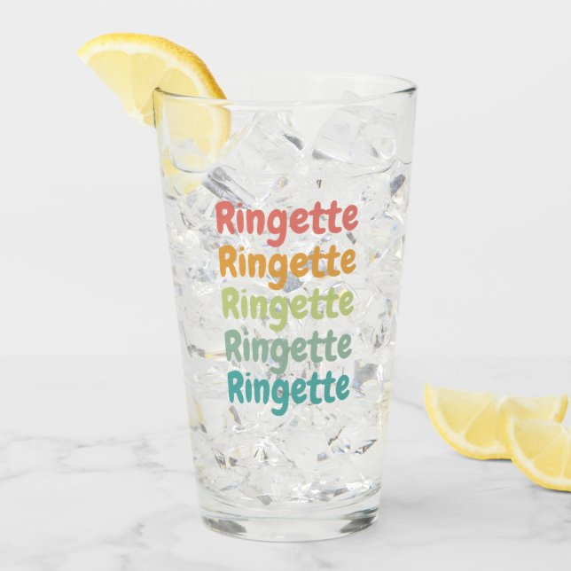 Ringette Cute Retro Ringette Player Regalos (Anverso (hielo))