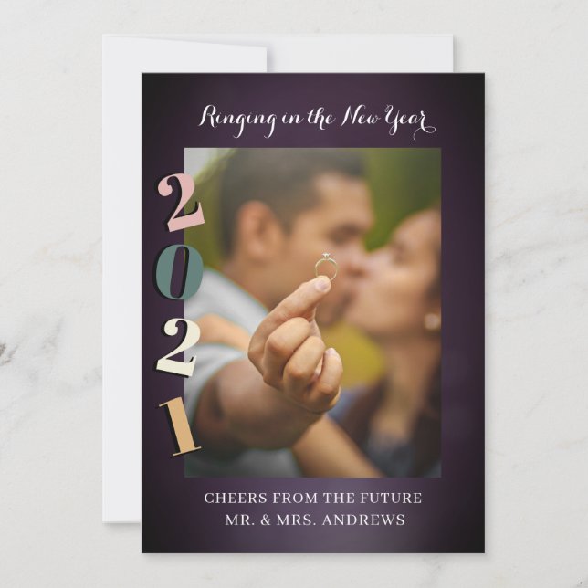 Ringing in the New Year Verlobung Foto (Anverso)