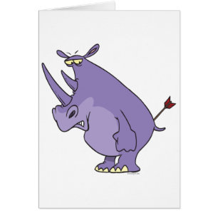 rinoceronte con flecha en personalizado trasero