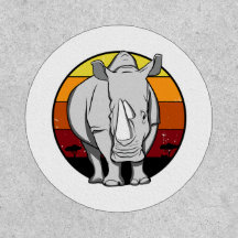 Rinocerontes, diseño vintage