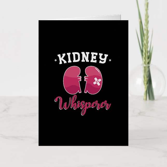 Riñon Whisperer Dialysis Enfermera Nefrología Tech (Anverso)