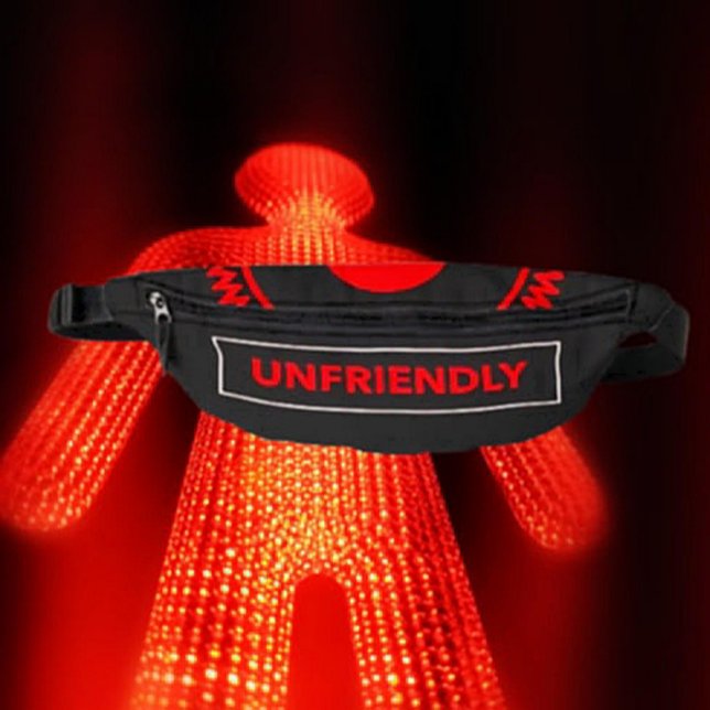 Riñonera de actitud audaz – Fanny Pack poco amigab (Subido por el creador)