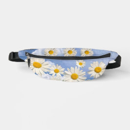 Riñonera de cielo lleno de margaritas. Bolsa de co