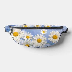 Riñonera de cielo lleno de margaritas. Bolsa de co