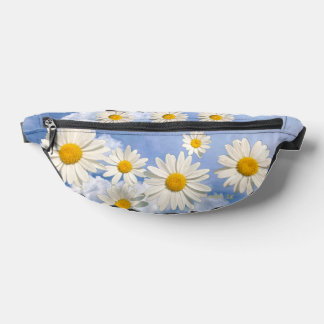 Riñonera de cielo lleno de margaritas. Bolsa de co