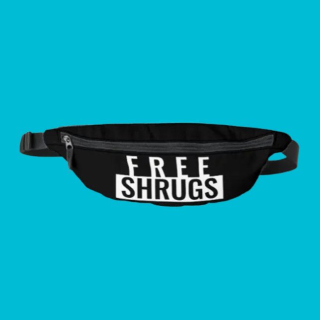 Riñonera Minimalista Free Shrugs (Subido por el creador)