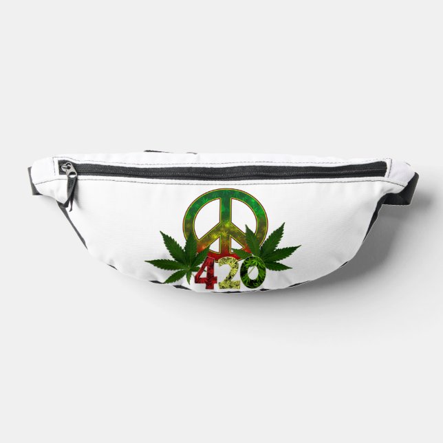 Riñoneras 4 20 Rasta Peace Weed (Distribución)