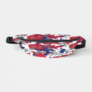 Riñoneras 4 de julio, Día de la Independencia, Gris Camuflaj