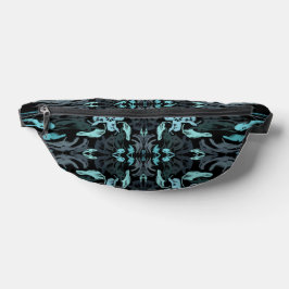 Riñoneras Abstract Aquatic Shaded Repeating Pattern Swirls