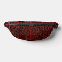 Abstract Contemporary Black Crosshatch On Red Rust