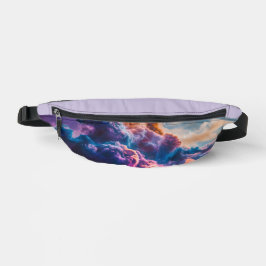 Riñoneras Abstract Space Nebula Art - Colorful Cosmic
