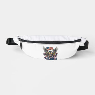 Riñoneras Águila Patriótica Merica Camiseta Diseño Vector Vi