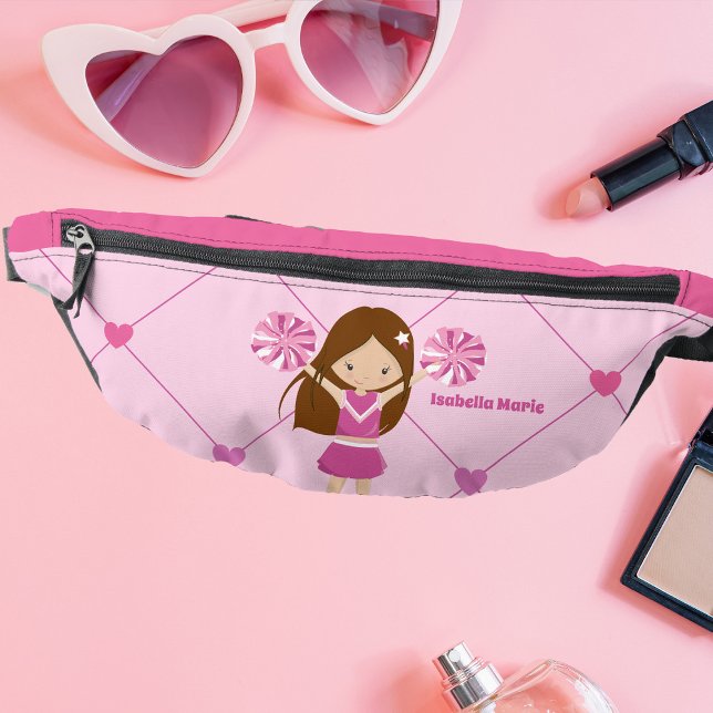 Riñoneras Alegre personalizado de animador rosa (Subido por el creador)