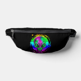 Riñoneras Alienígena Colorido Arcoíris Moderno y Tendencioso
