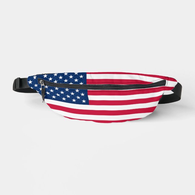 Riñoneras American Flag Fanny Pack Estados Unidos (Anverso)
