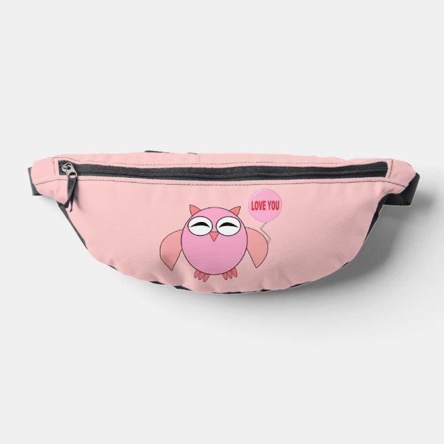 Riñoneras Amo Rosa Cute, Lechuza (Distribución)