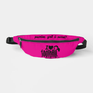 Riñoneras Amo WTF Rosa Negro
